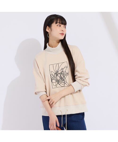 Liliane Burty（Lサイズ） / リリアンビューティ カットソー | 【L～４L/セットアップ対応】ハニカムダンボールプルオーバーカットソー | 詳細6