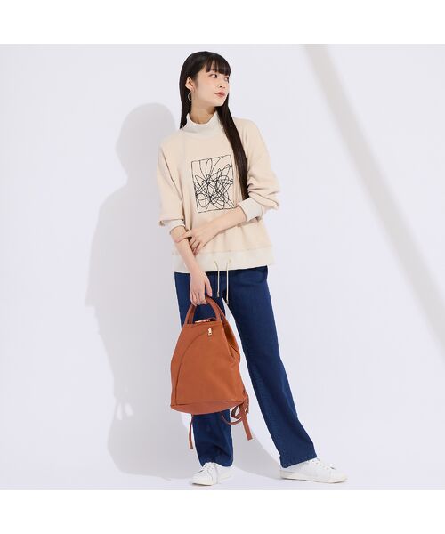 Liliane Burty（Lサイズ） / リリアンビューティ カットソー | 【L～４L/セットアップ対応】ハニカムダンボールプルオーバーカットソー | 詳細9