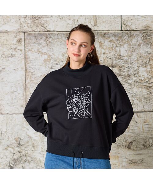 Liliane Burty（Lサイズ） / リリアンビューティ カットソー | 【L～４L/セットアップ対応】ハニカムダンボールプルオーバーカットソー | 詳細10