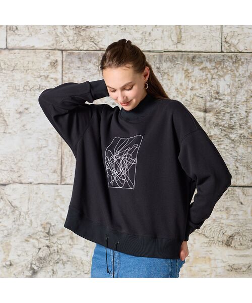 Liliane Burty（Lサイズ） / リリアンビューティ カットソー | 【L～４L/セットアップ対応】ハニカムダンボールプルオーバーカットソー | 詳細11