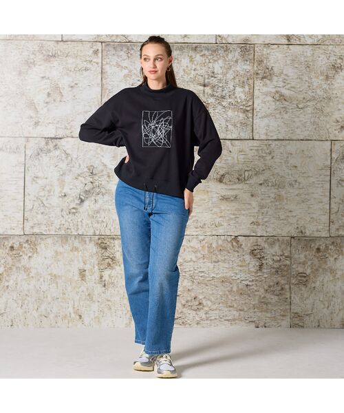 Liliane Burty（Lサイズ） / リリアンビューティ カットソー | 【L～４L/セットアップ対応】ハニカムダンボールプルオーバーカットソー | 詳細14