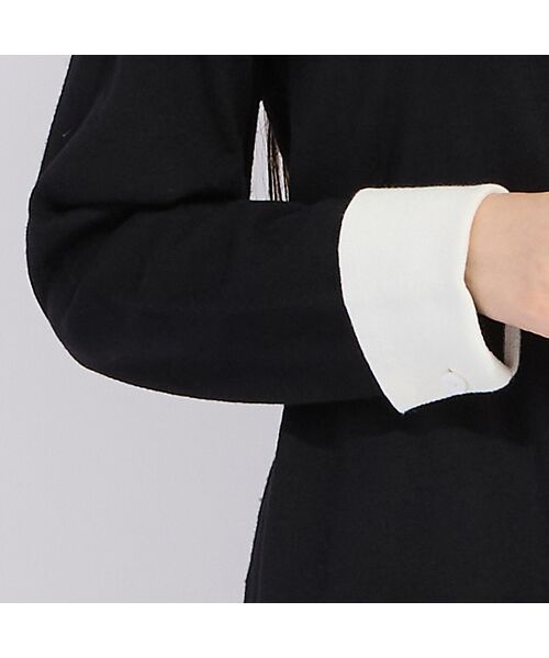 Liliane Burty(Lサイズ) / リリアンビューティ ニット・セーター | 【L~4L】袖カフス配色ニット | 詳細3