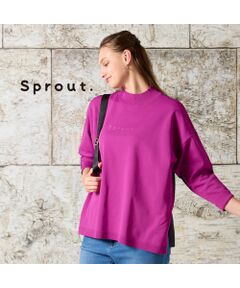 Liliane Burty（Lサイズ） / リリアンビューティ ニット・セーター | 【L・3L】配色ハイネックプルオーバーニット