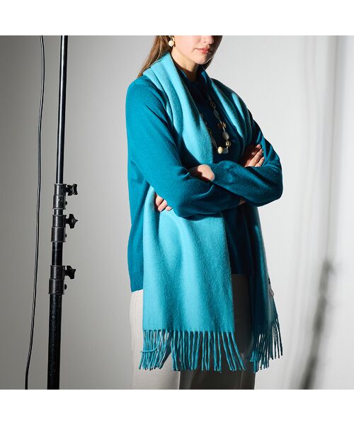 Liliane Burty（Lサイズ） / リリアンビューティ マフラー・ショール・スヌード・ストール | カシミヤストール | 詳細5