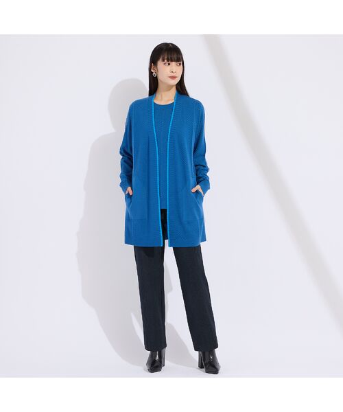 Liliane Burty（Lサイズ） / リリアンビューティ カーディガン・ボレロ | 【L～4L/アンサンブル対応】着流しカーディガン | 詳細7