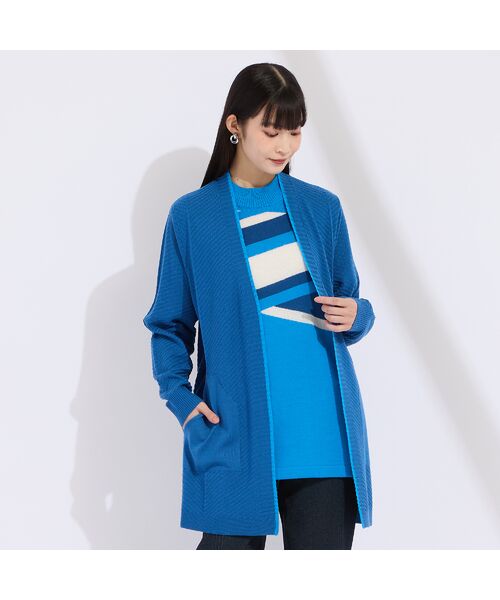 Liliane Burty（Lサイズ） / リリアンビューティ カーディガン・ボレロ | 【L～4L/アンサンブル対応】着流しカーディガン | 詳細9