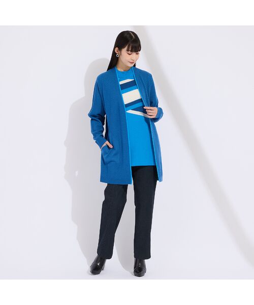 Liliane Burty（Lサイズ） / リリアンビューティ カーディガン・ボレロ | 【L～4L/アンサンブル対応】着流しカーディガン | 詳細13