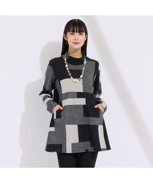 Liliane Burty(Lサイズ) / リリアンビューティ カットソー | 【M~4L】両面起毛チェックTシャツ | 詳細1