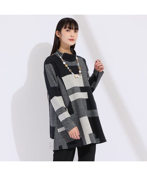 Liliane Burty(Lサイズ) / リリアンビューティ カットソー | 【M~4L】両面起毛チェックTシャツ | 詳細2