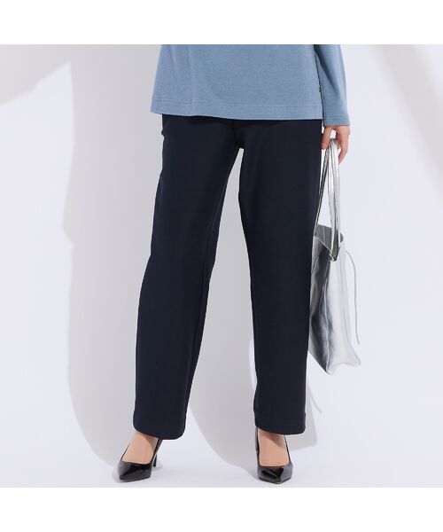 Liliane Burty（Lサイズ） / リリアンビューティ その他パンツ | 【L～４L】裏起毛オールゴムパンツ（ダークブルー）