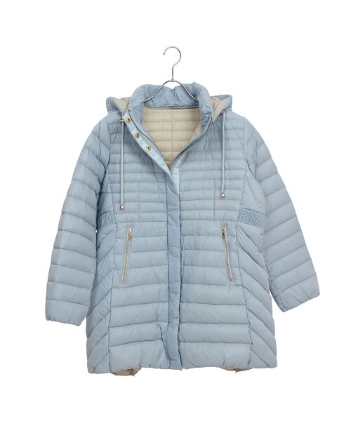 Liliane Burty（Lサイズ） / リリアンビューティ ダウンジャケット・ベスト | 【L～4L】ナイロンタフタダウンコート | 詳細9