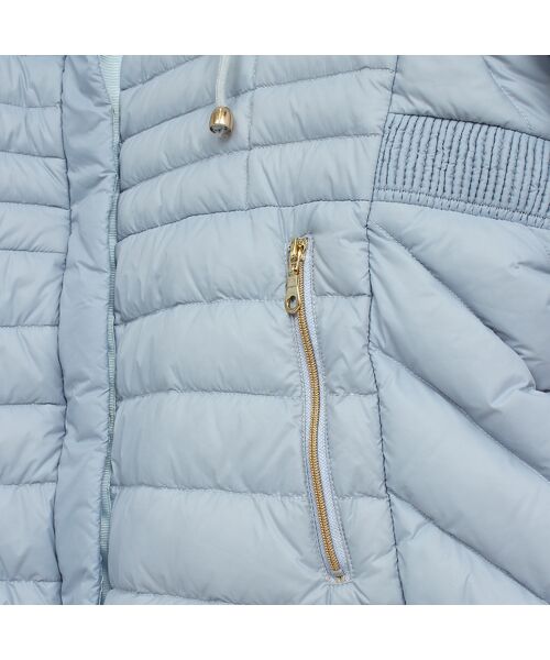 Liliane Burty（Lサイズ） / リリアンビューティ ダウンジャケット・ベスト | 【L～4L】ナイロンタフタダウンコート | 詳細12