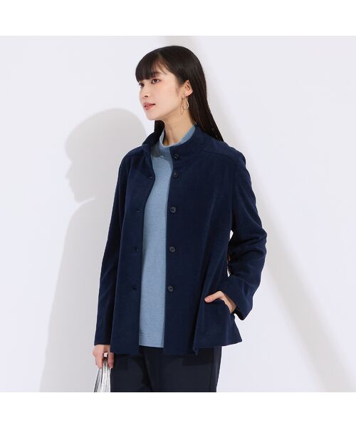 Liliane Burty（Lサイズ） / リリアンビューティ その他アウター | 【M～4L】吸湿発熱スタンドカラーコート | 詳細1