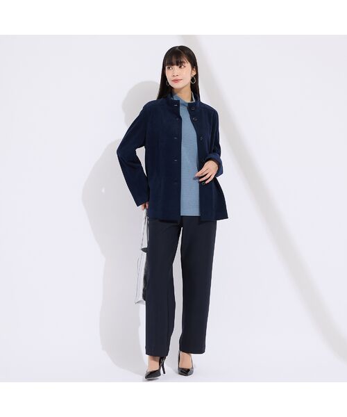 Liliane Burty（Lサイズ） / リリアンビューティ その他アウター | 【M～4L】吸湿発熱スタンドカラーコート | 詳細4