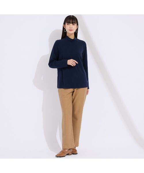 Liliane Burty（Lサイズ） / リリアンビューティ カットソー | 【M～4L】吸湿発熱ハイネックＴシャツ | 詳細5