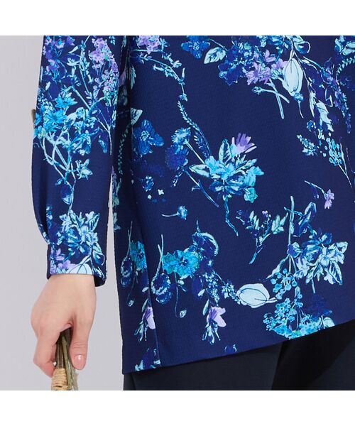 Liliane Burty（Lサイズ） / リリアンビューティ カットソー | 【M～4L】フラワープリントチュニック | 詳細10