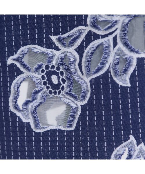 Liliane Burty（Lサイズ） / リリアンビューティ ベスト | 【11～17号】フランス製素材ジャカードノーカラーベスト | 詳細6