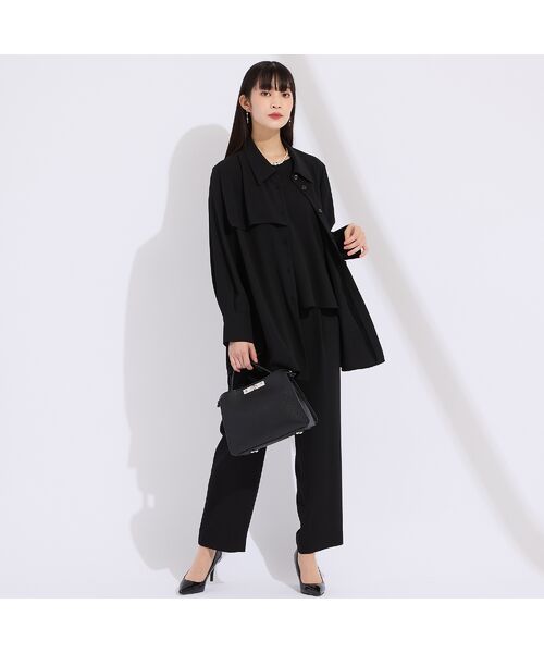 Liliane Burty（Lサイズ） / リリアンビューティ その他パンツ | 【WEB先行販売/セットアップ対応】バックサテン梨地オールゴムパンツ | 詳細10