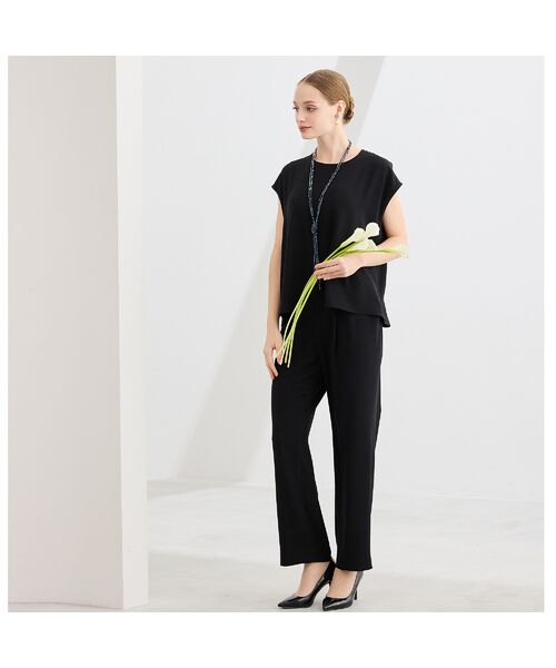 Liliane Burty（Lサイズ） / リリアンビューティ その他パンツ | 【WEB先行販売/セットアップ対応】バックサテン梨地オールゴムパンツ | 詳細11