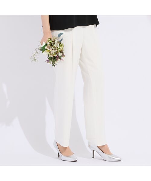 Liliane Burty（Lサイズ） / リリアンビューティ その他パンツ | 【WEB先行販売/セットアップ対応】バックサテン梨地オールゴムパンツ　裏地付き | 詳細1