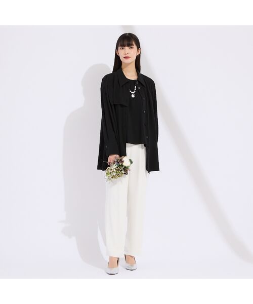 Liliane Burty（Lサイズ） / リリアンビューティ その他パンツ | 【WEB先行販売/セットアップ対応】バックサテン梨地オールゴムパンツ　裏地付き | 詳細3