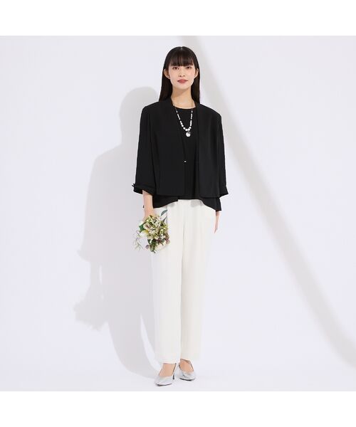 Liliane Burty（Lサイズ） / リリアンビューティ その他パンツ | 【WEB先行販売/セットアップ対応】バックサテン梨地オールゴムパンツ　裏地付き | 詳細4