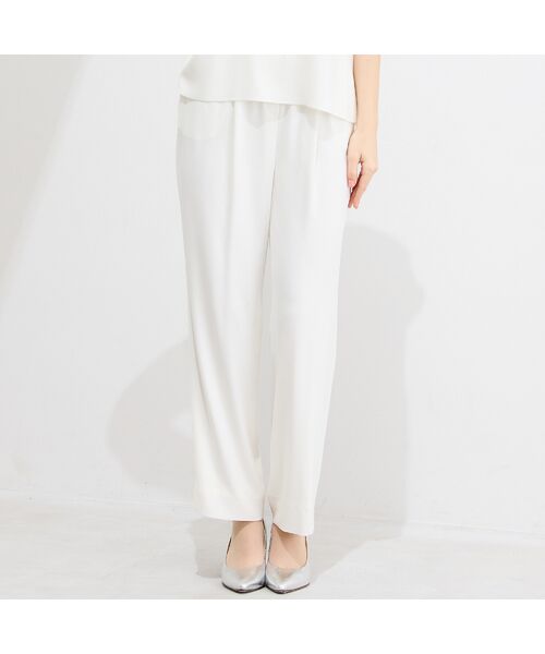 Liliane Burty（Lサイズ） / リリアンビューティ その他パンツ | 【L～4L/セットアップ対応】バックサテン梨地オールゴムパンツ　裏地付き | 詳細8