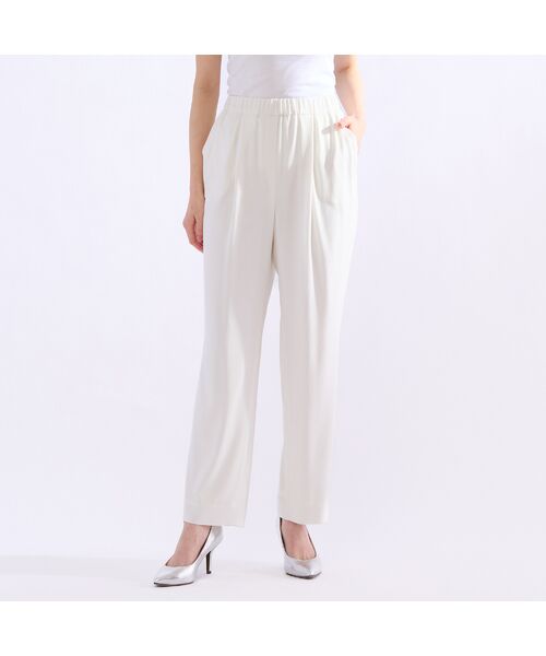 Liliane Burty（Lサイズ） / リリアンビューティ その他パンツ | 【L～4L/セットアップ対応】バックサテン梨地オールゴムパンツ　裏地付き | 詳細9