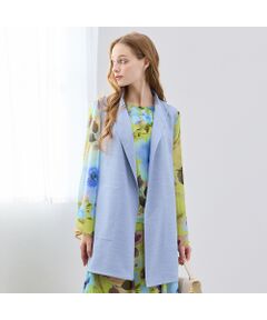 Liliane Burty（Lサイズ） / リリアンビューティ ベスト | 【M～4L/セットアップ対応】スラブオックス着流しベスト