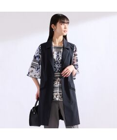 Liliane Burty（Lサイズ） / リリアンビューティ ベスト | 【M～4L】はっ水・接触冷感テーラードベスト