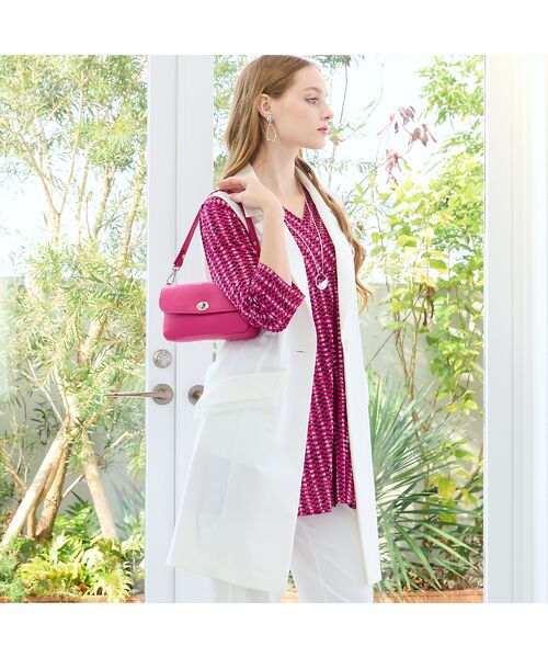 Liliane Burty（Lサイズ） / リリアンビューティ ベスト | 【M～4L】はっ水・接触冷感テーラードベスト（ホワイト）