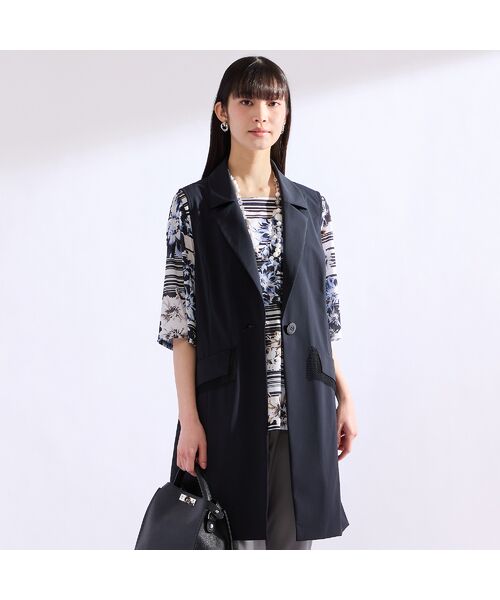 Liliane Burty（Lサイズ） / リリアンビューティ ベスト | 【M～4L】はっ水・接触冷感テーラードベスト | 詳細6