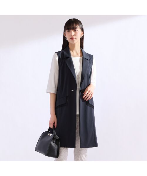 Liliane Burty（Lサイズ） / リリアンビューティ ベスト | 【M～4L】はっ水・接触冷感テーラードベスト | 詳細9