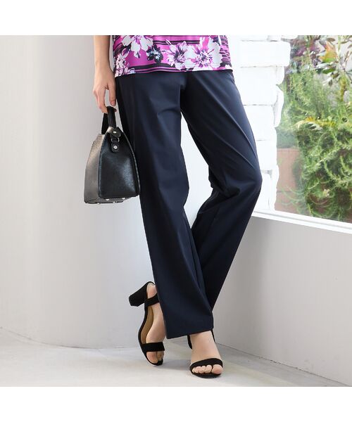 Liliane Burty（Lサイズ） / リリアンビューティ その他パンツ | 【M～4L】はっ水・接触冷感フルレングスパンツ（ブラック）