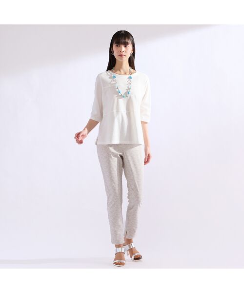 Liliane Burty(Lサイズ) / リリアンビューティ レギンス・スパッツ | 【L~4L】接触冷感レースプリントレギンス | 詳細4