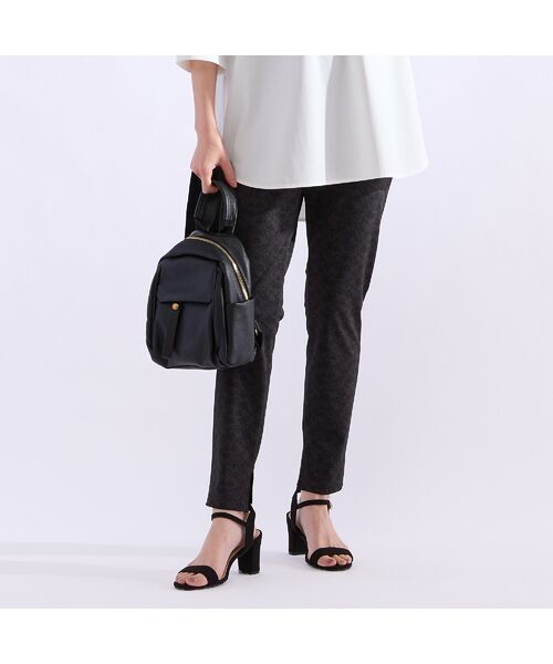 Liliane Burty(Lサイズ) / リリアンビューティ レギンス・スパッツ | 【L~4L】接触冷感レースプリントレギンス | 詳細7