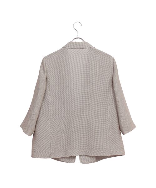 Liliane Burty(Lサイズ) / リリアンビューティ テーラードジャケット | 【M~4L】シャンブレーカラミジャケット | 詳細6