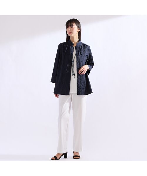 Liliane Burty(Lサイズ) / リリアンビューティ テーラードジャケット | 【M~4L】シャンブレーカラミジャケット | 詳細11