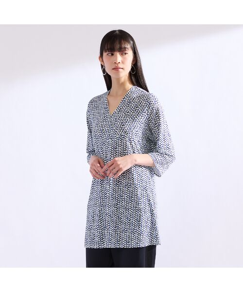 Liliane Burty（Lサイズ） / リリアンビューティ カットソー | 【M～4L】ストライププリントTシャツ | 詳細7