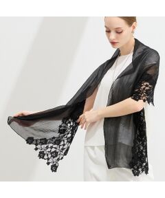 Liliane Burty（Lサイズ） / リリアンビューティ マフラー・ショール・スヌード・ストール | シアーレースストール