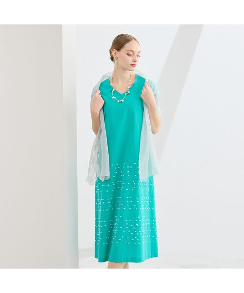 Liliane Burty（Lサイズ） / リリアンビューティ マフラー・ショール・スヌード・ストール | シアーレースストール | 詳細1