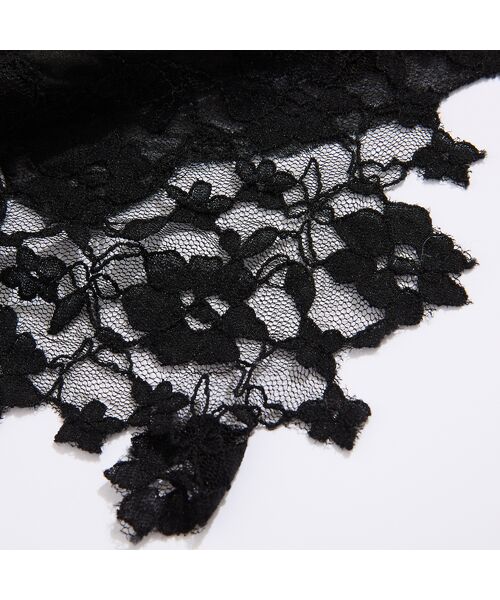 Liliane Burty（Lサイズ） / リリアンビューティ マフラー・ショール・スヌード・ストール | シアーレースストール | 詳細9