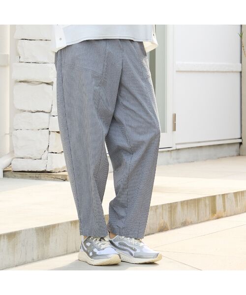 Liliane Burty（Lサイズ） / リリアンビューティ その他パンツ | 【Sprout./L～4L】オールゴムドビーストライプパンツ | 詳細2