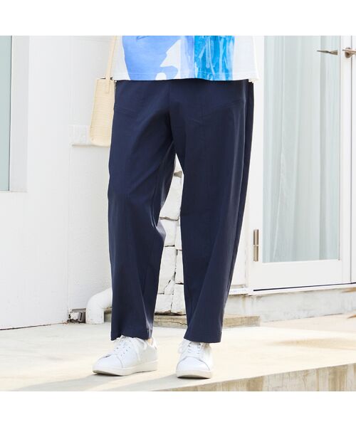 Liliane Burty（Lサイズ） / リリアンビューティ その他パンツ | 【Sprout./L～4L】オールゴムドビーストライプパンツ | 詳細11