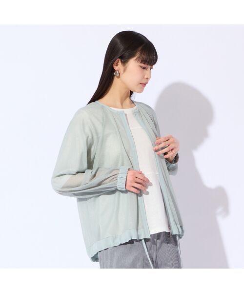 Liliane Burty(Lサイズ) / リリアンビューティ ブルゾン | 【Sprout./M~4L】ラメチュールライトブルゾン | 詳細9