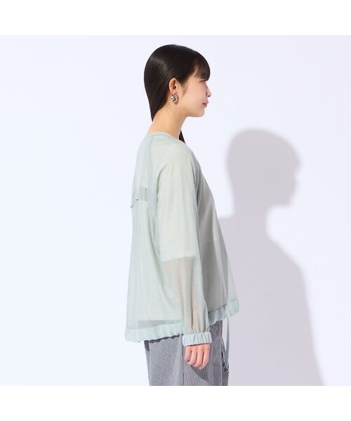 Liliane Burty(Lサイズ) / リリアンビューティ ブルゾン | 【Sprout./M~4L】ラメチュールライトブルゾン | 詳細11