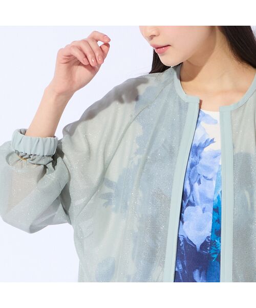 Liliane Burty(Lサイズ) / リリアンビューティ ブルゾン | 【Sprout./M~4L】ラメチュールライトブルゾン | 詳細13