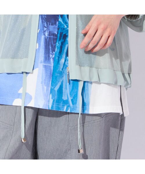 Liliane Burty(Lサイズ) / リリアンビューティ ブルゾン | 【Sprout./M~4L】ラメチュールライトブルゾン | 詳細14