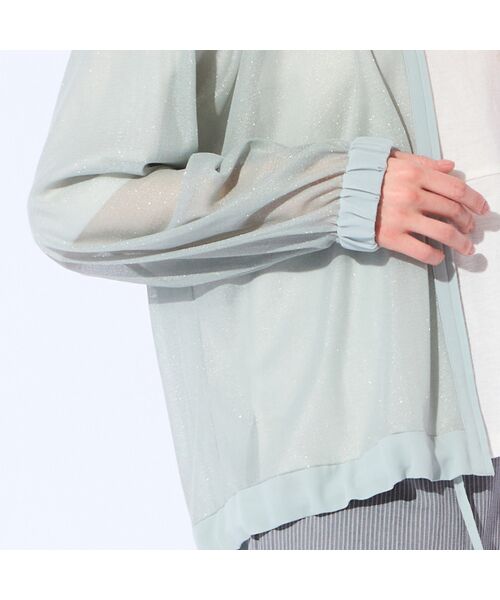 Liliane Burty(Lサイズ) / リリアンビューティ ブルゾン | 【Sprout./M~4L】ラメチュールライトブルゾン | 詳細15