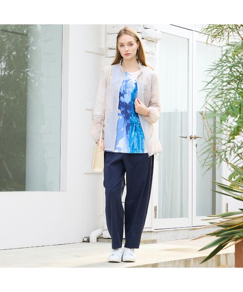 Liliane Burty（Lサイズ） / リリアンビューティ カットソー | 【Sprout./M～4L】フラワープリントTシャツ | 詳細4